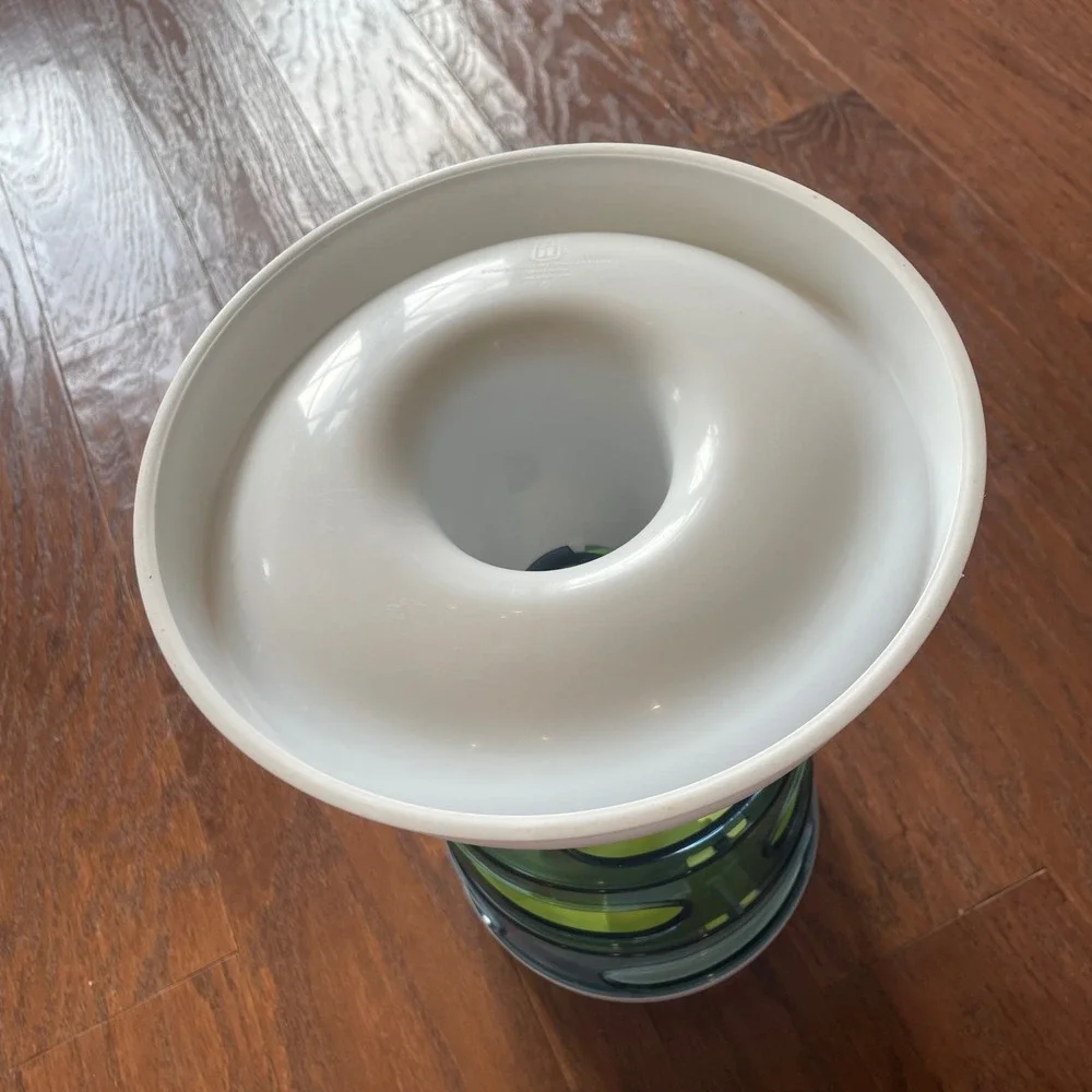 Catit Senses Food Tree Cat Feeder Green White  HTF Labyrinth of Cats Slow Feed